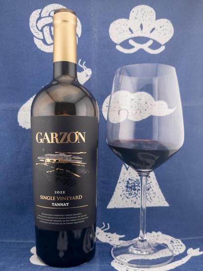 Wine bottle and wine glass