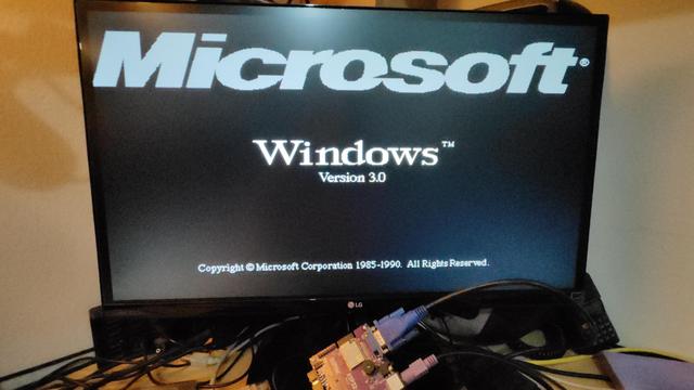 windows 3.0 running on esp32 pc emulator