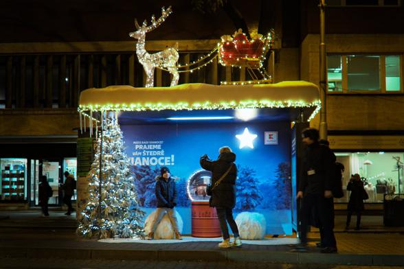 Parada de tranvía navideña / Xmas  tram stop
