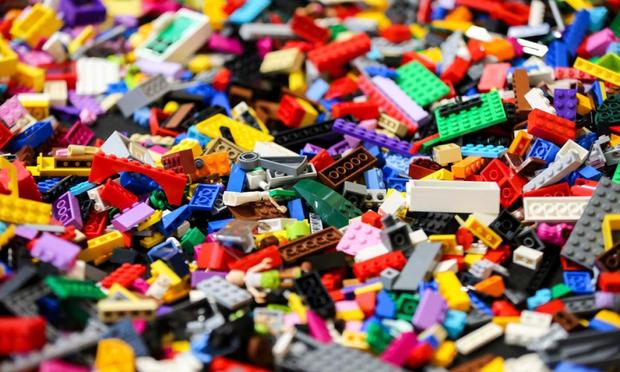 LONDRES, REINO UNIDO - 17/01/2020: Piezas de Lego exhibidas durante la exposición en Alexandra Palace en el norte de Londres. (SOPA Images)