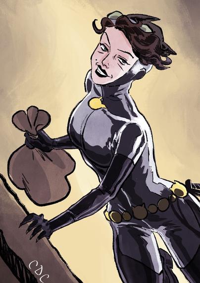 Zoom on Catwoman bust
