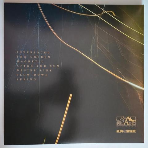 Klone's "The Unseen" gatefold LP, back cover