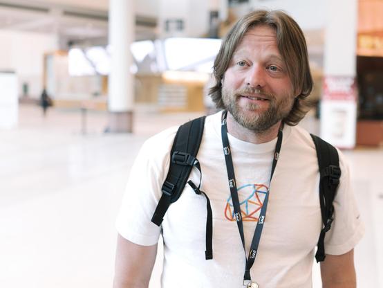 Photograph of Noah Gibbs at RailsConf 2019 in Minneapolis, MN on May 1st, 2019