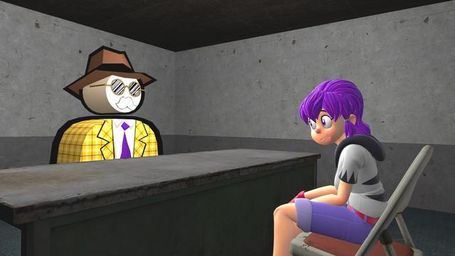 An awkward meeting between The Director and Leilanie.