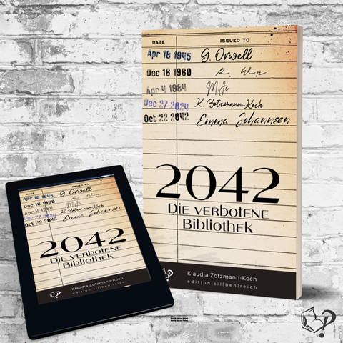 Mockup des Covers der Chaostopia2042 Novella als eBook und als gedrucktes Buch