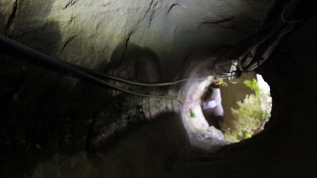 【山さ行がねが】古座川町一雨の材木流しトンネル　内部