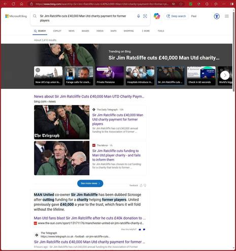 A #NewsAggregation with #PaidForAdvertising with #BingAI 

"I have been a #GoodBing..."