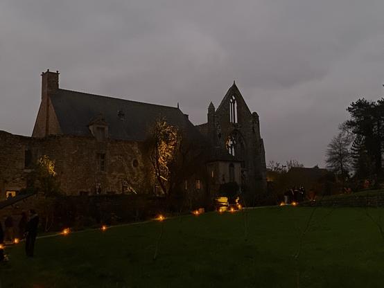 The main building of the Beauport Abbey (Paimpol, Côtes d’Armor, Brittany)