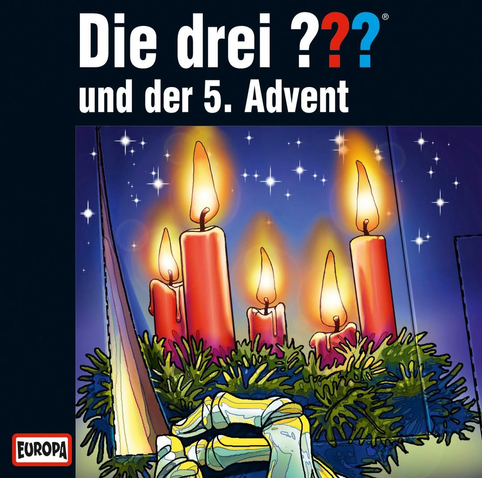 Cover der Sonderfolge "Die drei Fragezeichen und der 5. Advent"