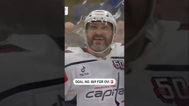 Ovechkin Scores No. 869 In His Return 🚨
