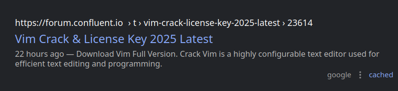 https://forum.confluent.io › t › vim-crack-license-key-2025-latest › 23614
Vim Crack & License Key 2025 Latest

22 hours ago — Download Vim Full Version. Crack Vim is a highly configurable text editor used for efficient text editing and programming.