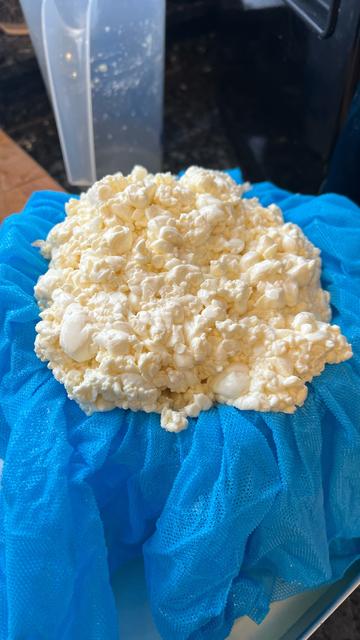 Draining the curds