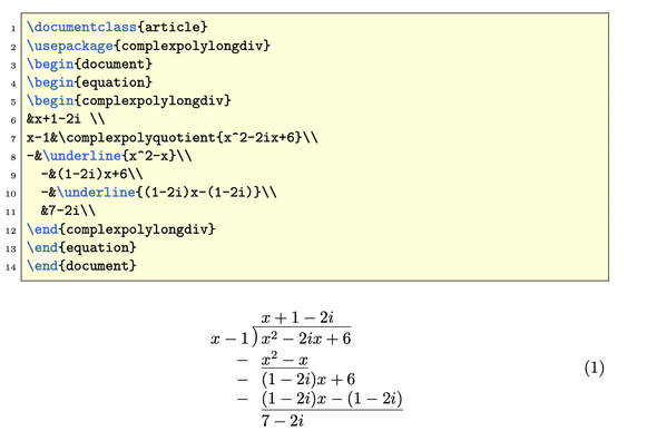 Example of package use