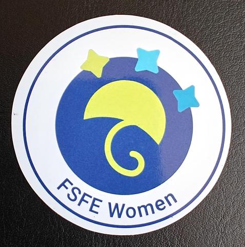 Sticker mit Aufdruck FSFE Women