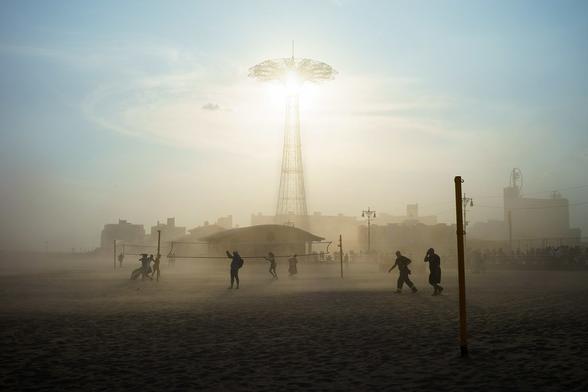 7/29/2019 Sand kicked up by a helicopter during a search for a missing boy at the Coney Island beach. Sony a7. 7Artisans 35mm 1:2.0.

<a href="https://www.instagram.com/dtanist/" rel="noreferrer nofollow">www.instagram.com/dtanist/</a>