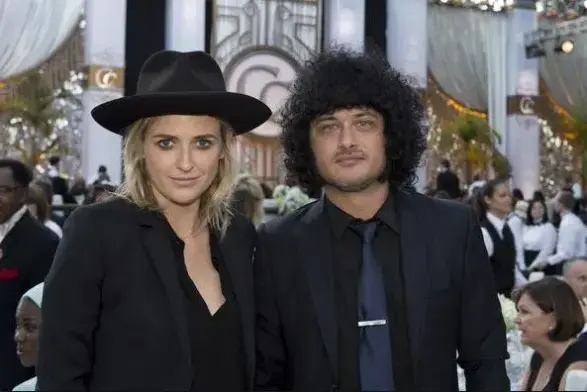 New Linkin Park vocalist with Cedric Bixler of At The Drive In & Mars Volta at Hollywood Scientology HQ