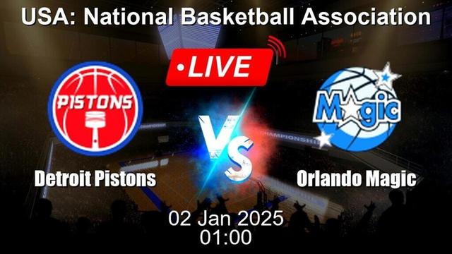 🔴 LIVE: Detroit Pistons vs Orlando Magic - Live Basketball Score