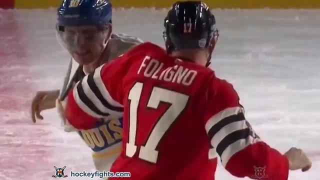 Brayden Schenn vs Nick Foligno Dec 31, 2024