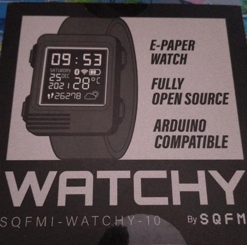 E-ink watch called watchy