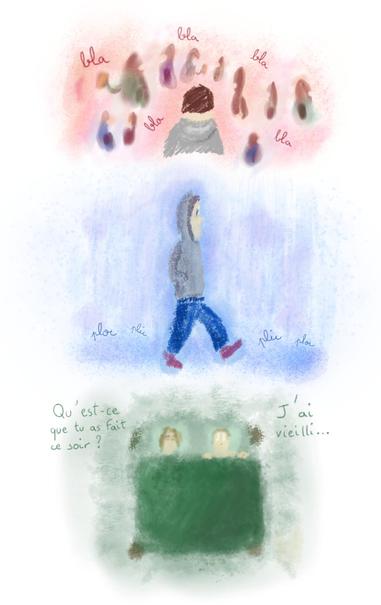 Les trois dessins précédents sur la même page

Three previous drawings on the same page