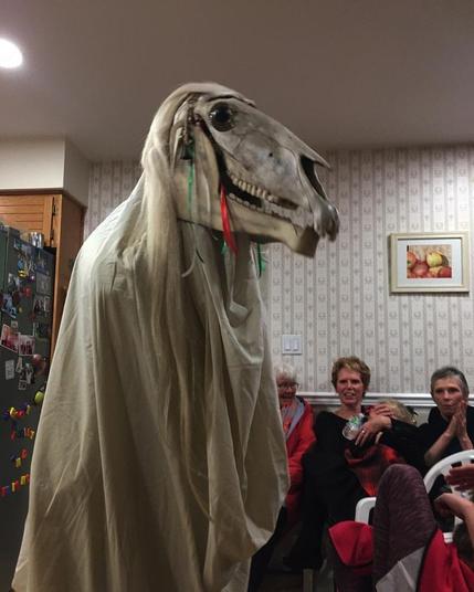 Photo of the Mari Lwyd