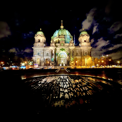 Berlin Cathedral at night, Germany