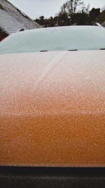 The #PrideOrange #WarMachine is all #FrostyFrizzly and we're #FineForDiesel...