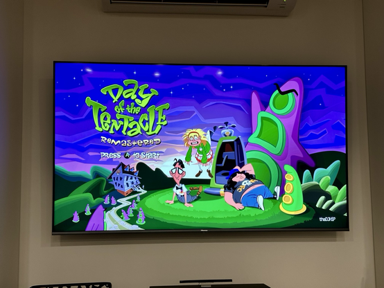 Opening screen of Day of the Tentacle