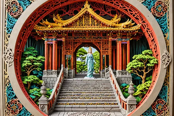 Prompt:  Personal growth, tips, Chariot card reading, obstacles, confidence, flexibility, goals, challenges, audience, concrete actionable steps, tarot card interpretation, specific examples, real-world scenarios, case studies, meaningful travel experiences, personal development, quality, quantity, engaging, empowering, thoughtful, well-rounded advice, tangible benefits. , NSFW, colorful, HD, sharp focus, stunningly beautiful, hyper-detailed, HDR+, 64K, kirigami representation of, 3D, paper folding, paper cutting, Japanese, intricate, symmetrical, precision, clean lines

Negative prompt: ziprealism_neg, verybadimagenegative, bad_prompt_version2-neg, easynegative, FastNegativeV2, painting, drawing, 2D, noisy, blurry, deformed, extra eyes, bad eyes, ugly eyes, imperfect eyes, deformed pupils, deformed iris, cross-eyed, poorly drawn face, bad face, fused face, ugly face, worst face, unrealistic skin texture, out of frame, poorly drawn hands, cloned face, double face, blurry, bad quality

Text model: aya-expanse

Image model: Ultraspice