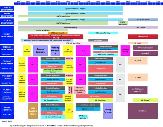 IAC2025 Conference Schedule