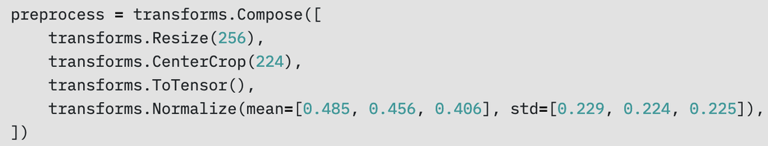 standard image normalization values from https://pytorch.org/hub/pytorch_vision_resnet/
