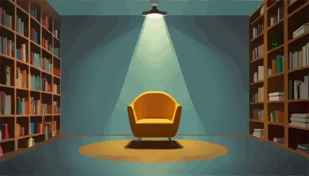 Freier Platz in einer Bib.