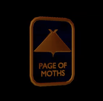 A parody of the RareWare logo featuring a stylized moth and my name