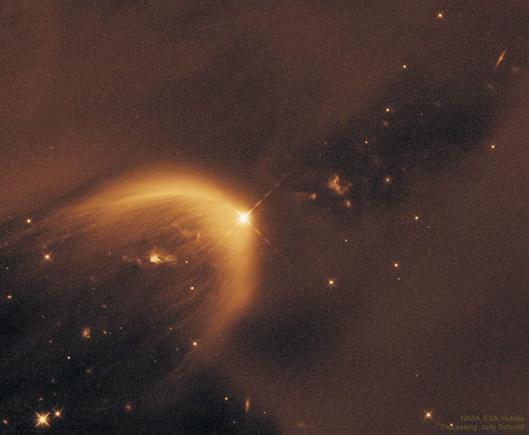 LDN 1471 is a bright cavity created by a protostar.