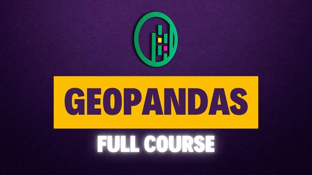 splash screen graphic - GeoPandas course