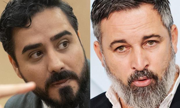 Alvise Pérez y Santiago Abascal, en sendas imágenes de archivo. (Getty Images)