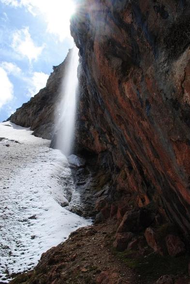 Photo of the Styx Waterfall on Mount Aroania.