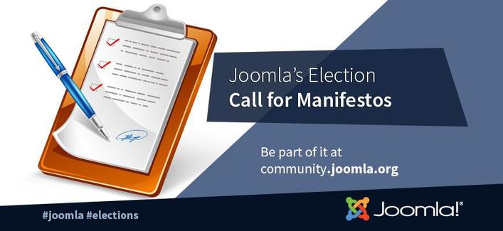 Graphic for post. Joomla logo, clipboard with checklist graphic, text  as in post.