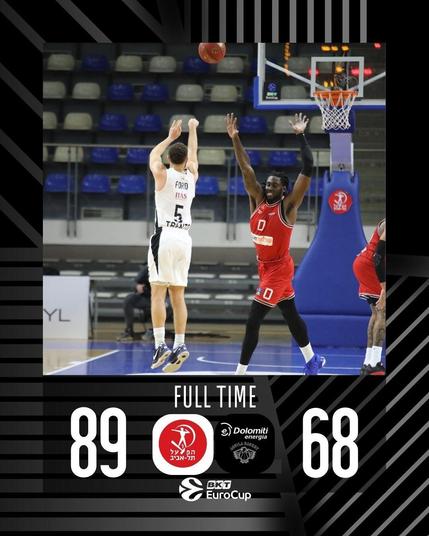 #EuroCup #Round14 2024-25: alla Aquila Basket Trento non riesce il colpaccio contro l’ Hapoel Tel Aviv BC - מועדון הכדורסל הפועל תל אביב, ora sì che l’Europa è un miraggio - By Laura Cristaldi 
https://all-around.net/p/263948