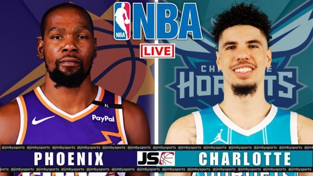 Phoenix Suns vs Charlotte Hornets | NBA Live Play-by-Play Scoreboard 2025