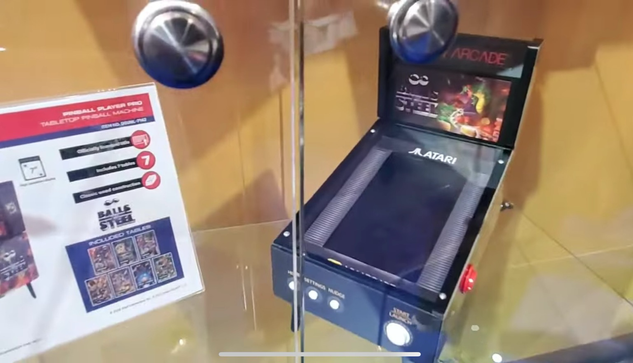 Atari Balls of Steel handheld pinball game