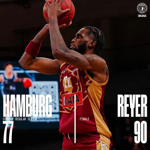 BKT EuroCup #Round14 2024-25 la Reyer Venezia ancora vincente in casa di Veolia Towers Hamburg e tra sette giorni arriva il Cluj-Napoca
https://tinyurl.com/mun7exp6