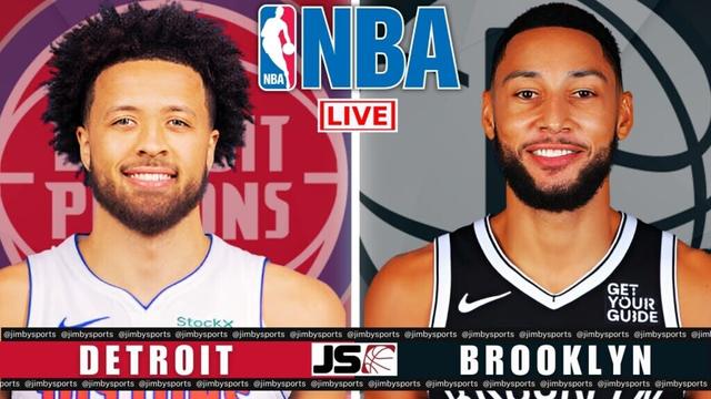 Detroit Pistons vs Brooklyn Nets Live NBA Play-by-Play Scoreboard 2025