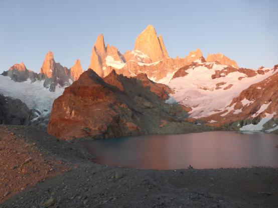 Mount Fitzroy at set rise