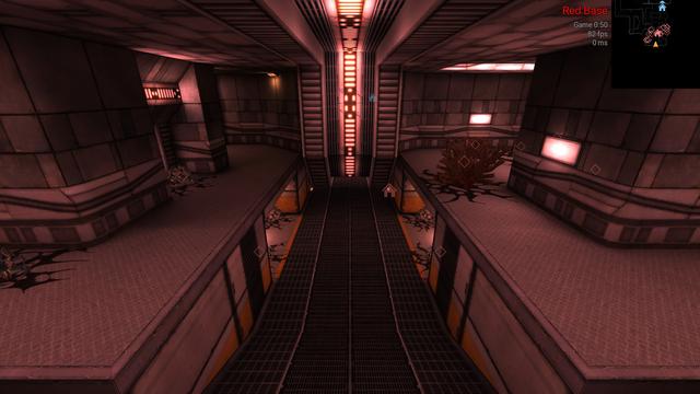 Platform 23 alien base scene.
