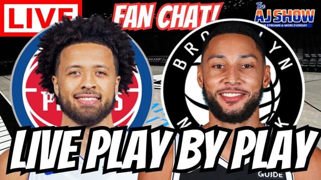 Detroit Pistons Vs Brooklyn Nets NBA 🏀 Live Stream