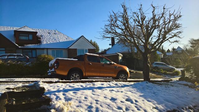 The #PrideOrange #WarMachine can withstand #SomeCold... #IT's #StillAMachine