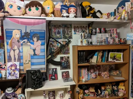 UraPi merch along with merch for other francises.