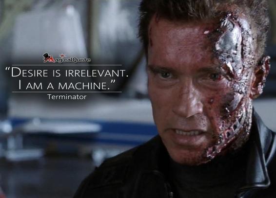 A damaged Terminator cyborg from Terminator 3.
