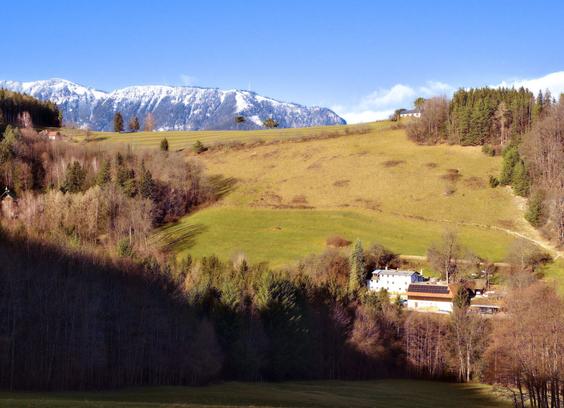 Landscape near Payerbach, Lower Austria